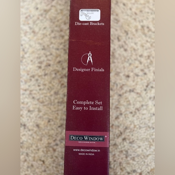 Brand new with box drapery Rod (Extendable) *NEW* - Picture 4 of 9